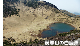 漢拏山の白鹿潭